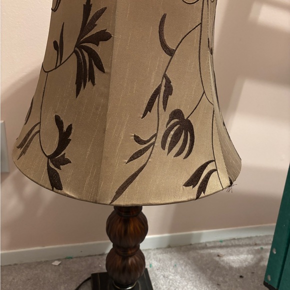 Rustic Brown Table Lamp - Picture 2 of 7